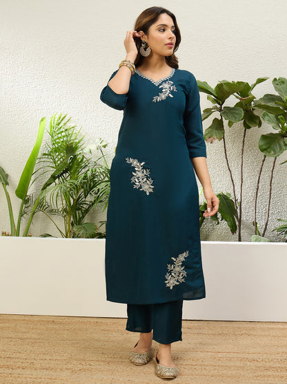 Raagini N-Blue Kurta Set - Sunainee