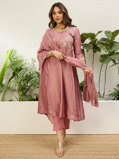Padmini Baby Pink Kurta Set - Sunainee