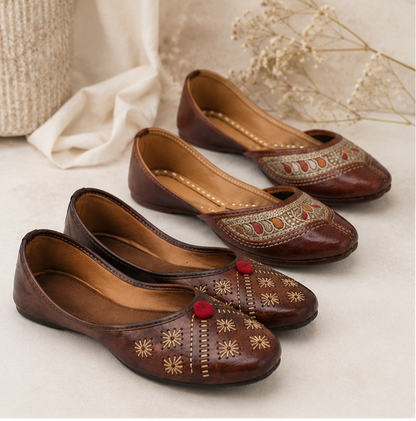 Sunainee Mocha Gulnaar Heritage Brown