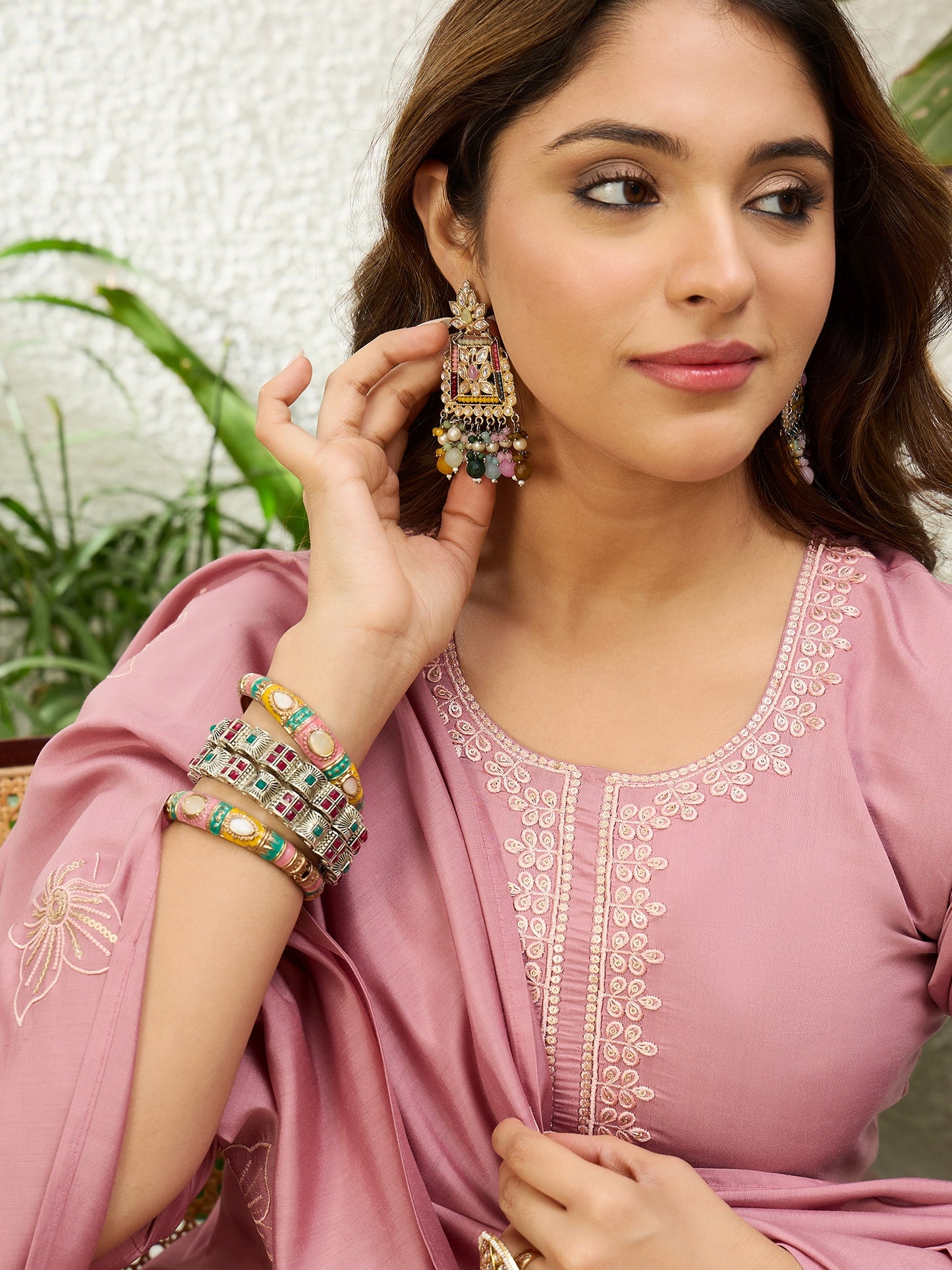 Yashika Baby Pink Kurta Set - Sunainee