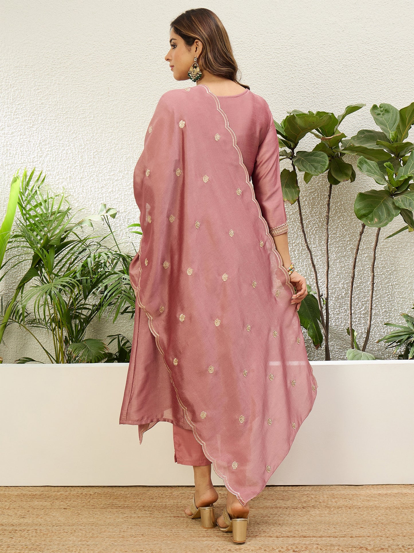 Padmini Baby Pink Kurta Set - Sunainee