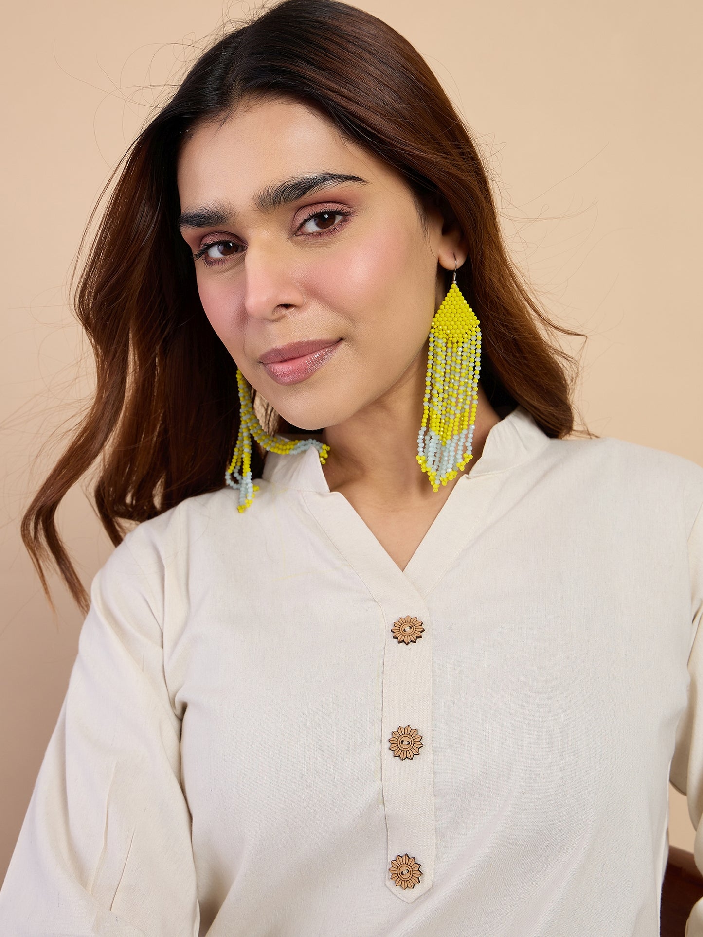 Samyra Off-White Kurta Set - Sunainee