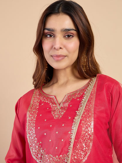 Ariya Pink Kurta Set - Sunainee