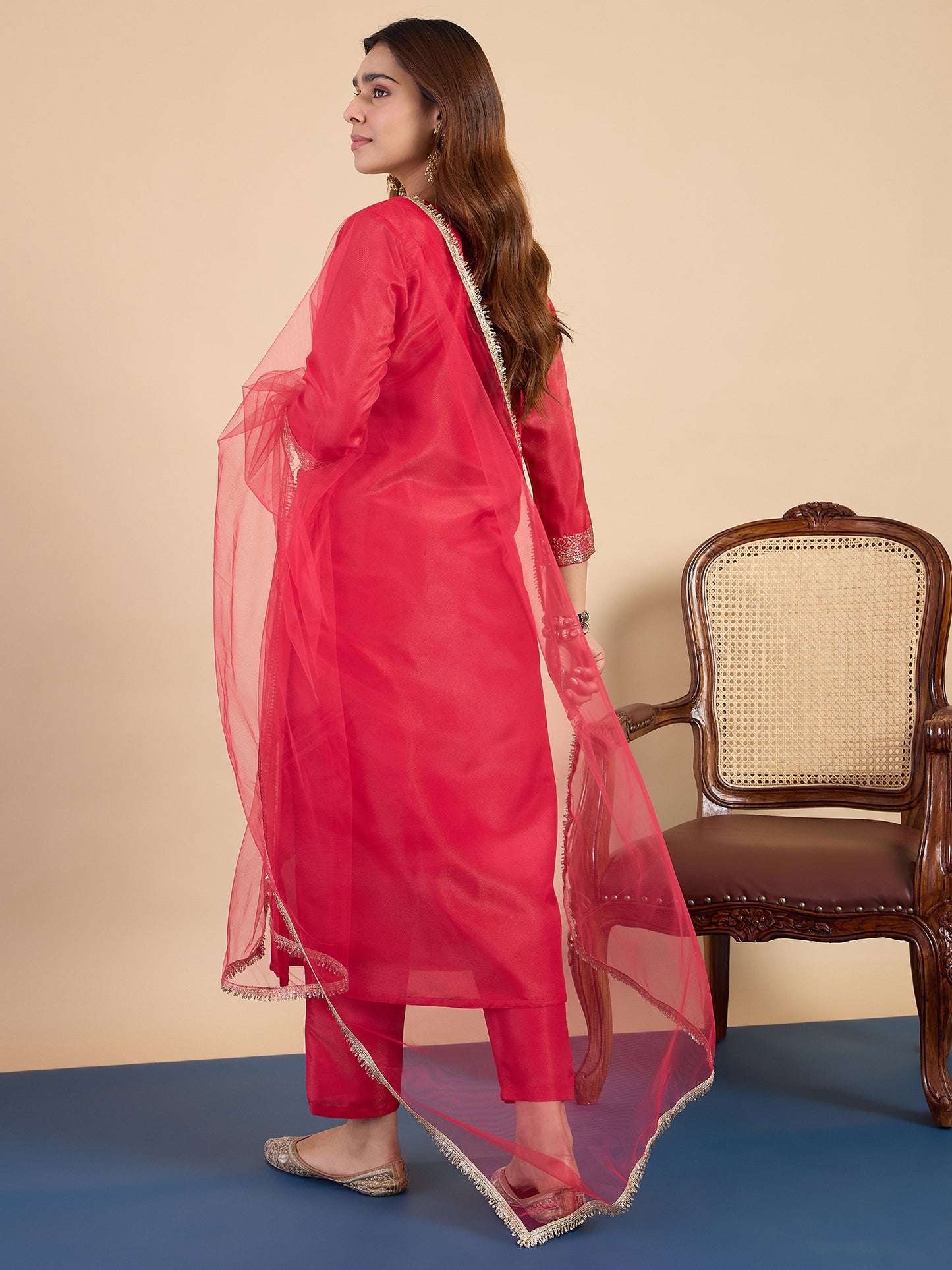 Ariya Pink Kurta Set - Sunainee