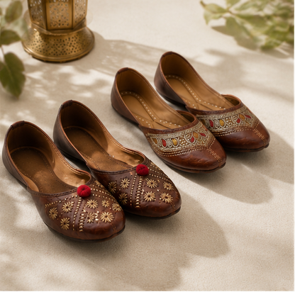 Sunainee Mocha Gulnaar Heritage Brown