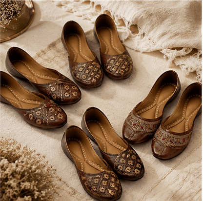 Sunainee Mocha Gulnaar Heritage Brown