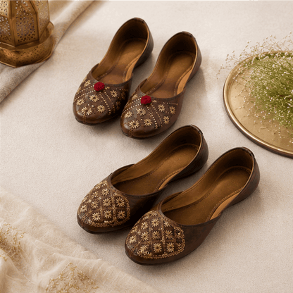 Sunainee Mocha Gulnaar Heritage Brown