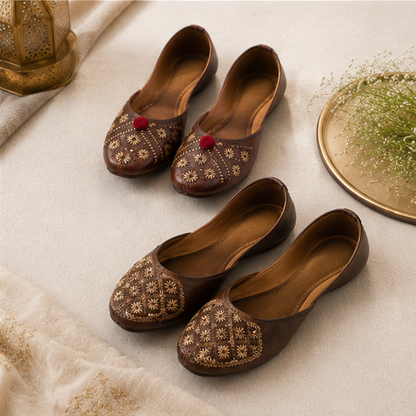 Sunainee Mocha Gulnaar Heritage Brown