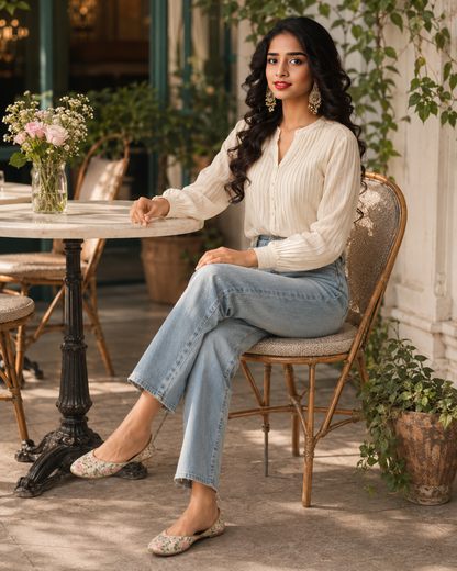 Sunainee Ivory Bloom Collection