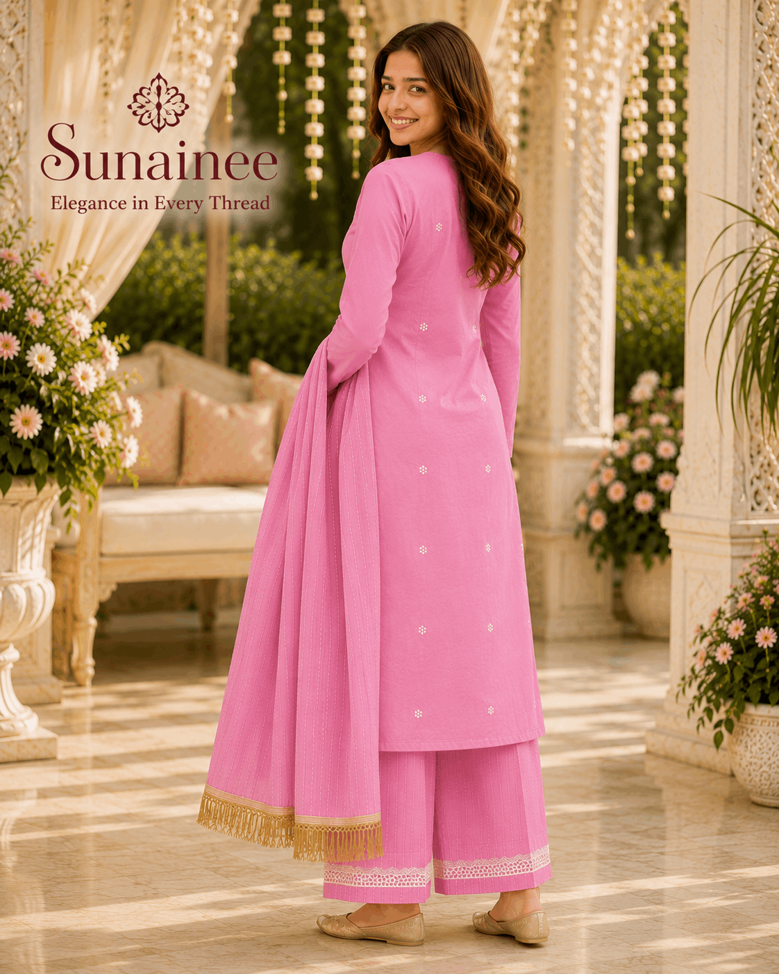 Sunainee Printed Cotton Kurta Set