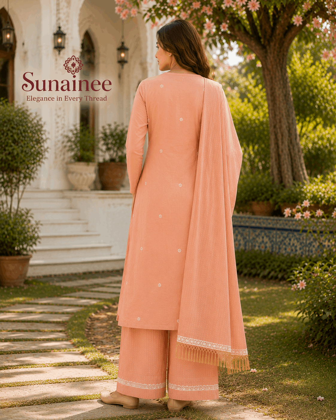 Sunainee Printed Cotton Kurta Set