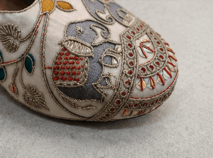Handcrafted Heritage Embroidered Mules