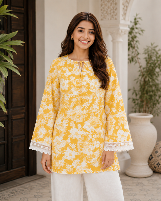 Sunainee Alisha Printed Cotton Kurti for Women