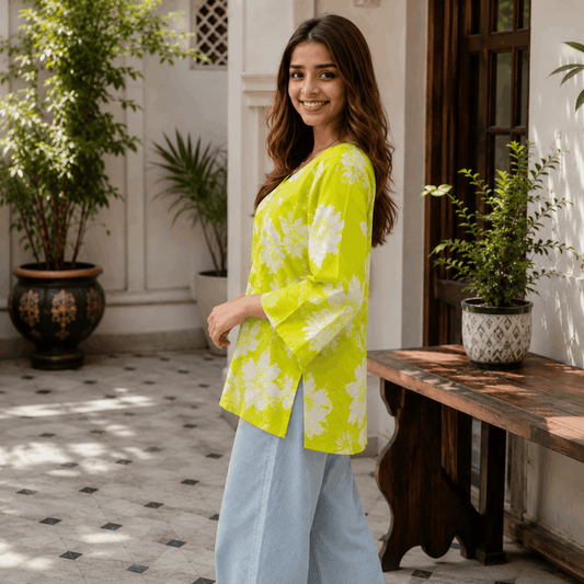 Myra Sensational Chikankari Cotton Kurti