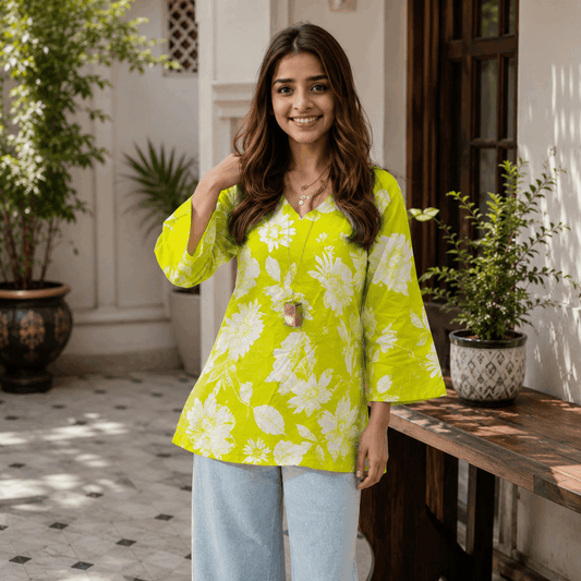 Myra Sensational Chikankari Cotton Kurti