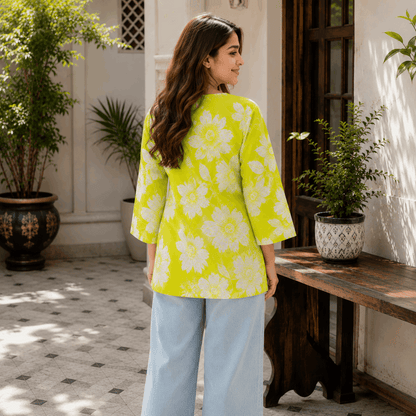 Myra Sensational Chikankari Cotton Kurti