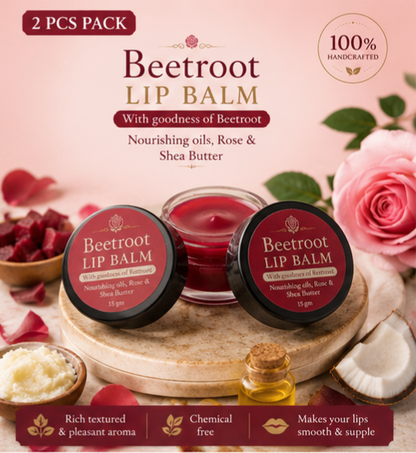 Rakhi Gifting Combo - Beetroot Lip Balm + Customized Rakhi