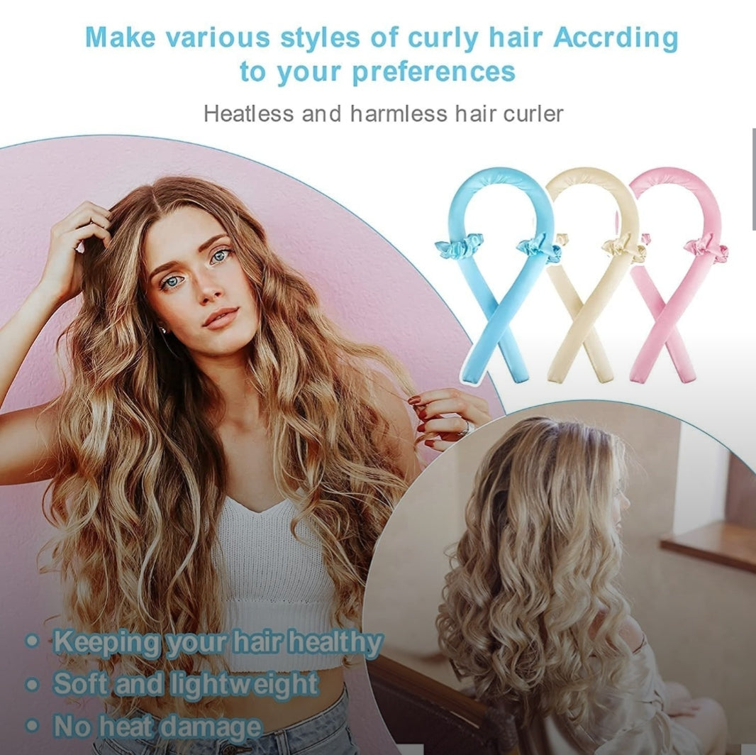 Silk Heatless Curling Ribbon | Overnight No-Heat Curls Headband