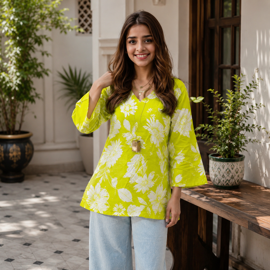 Myra Sensational Chikankari Cotton Kurti