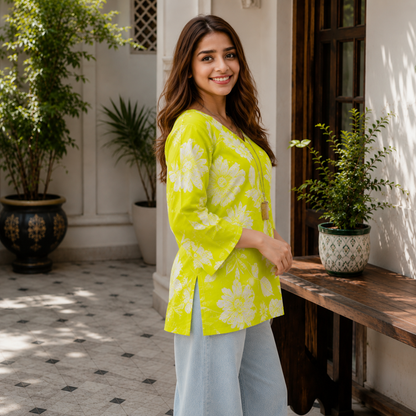 Myra Sensational Chikankari Cotton Kurti