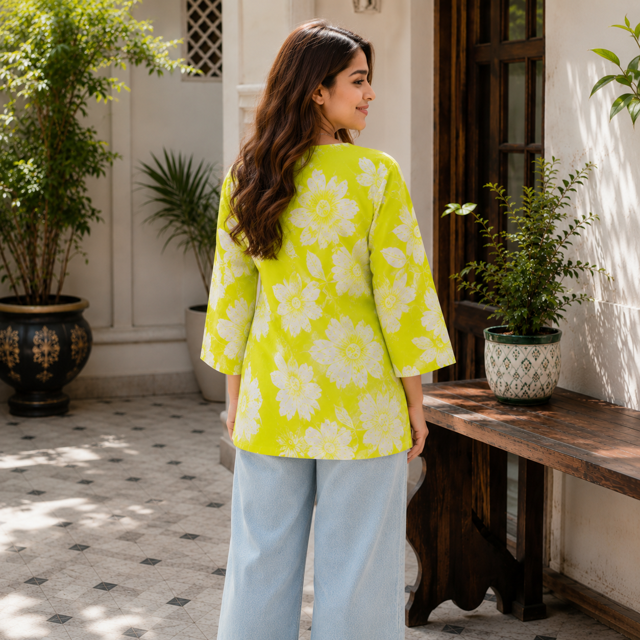 Myra Sensational Chikankari Cotton Kurti