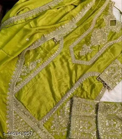 New Latest Designer Party Wear look Top Palazzo & Dupatta Set